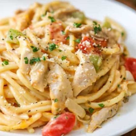 Super Espagueti con pollo