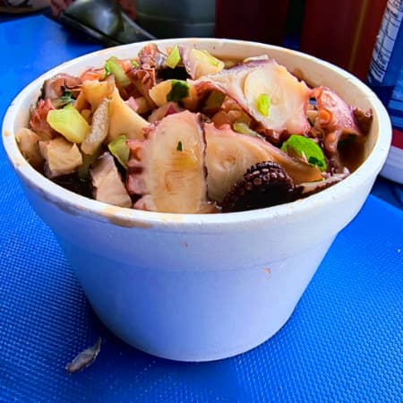 1/2 Orden de Cóctel de Pulpo