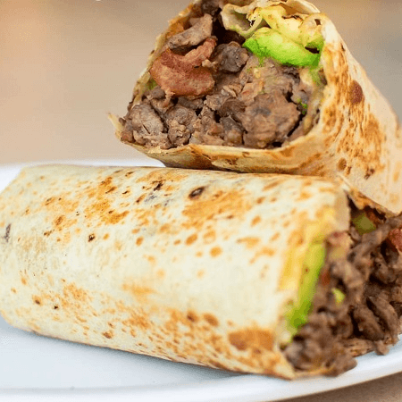 Burrito de Costilla con Tocino