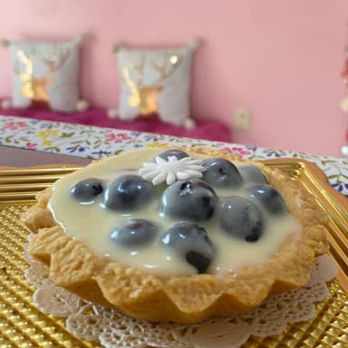 Tarta de moras con chocolate blanco