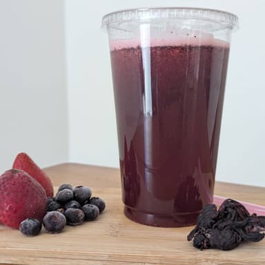 Bebida Refrescante de Diferentes Frutas