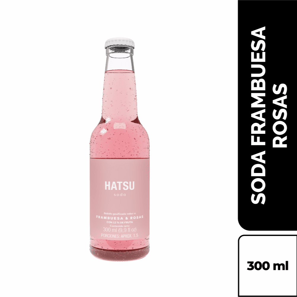 Hatsu Soda de Frambuesa 300 ml