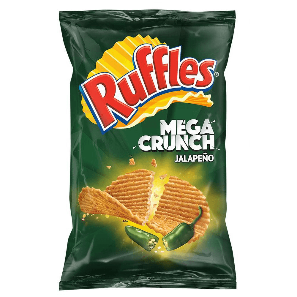 Ruffles Mega Crunch Jalapeño 42Gr