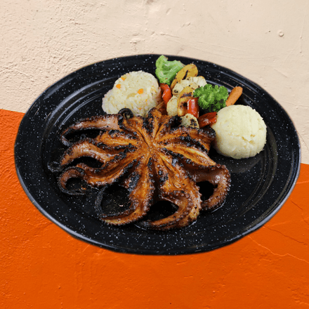 Pulpo zarandeado