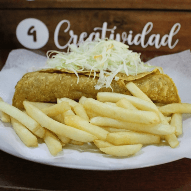 Taco Regular con Papas