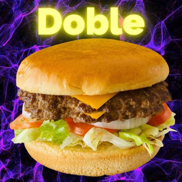 Hamburguesa Doble Clásica