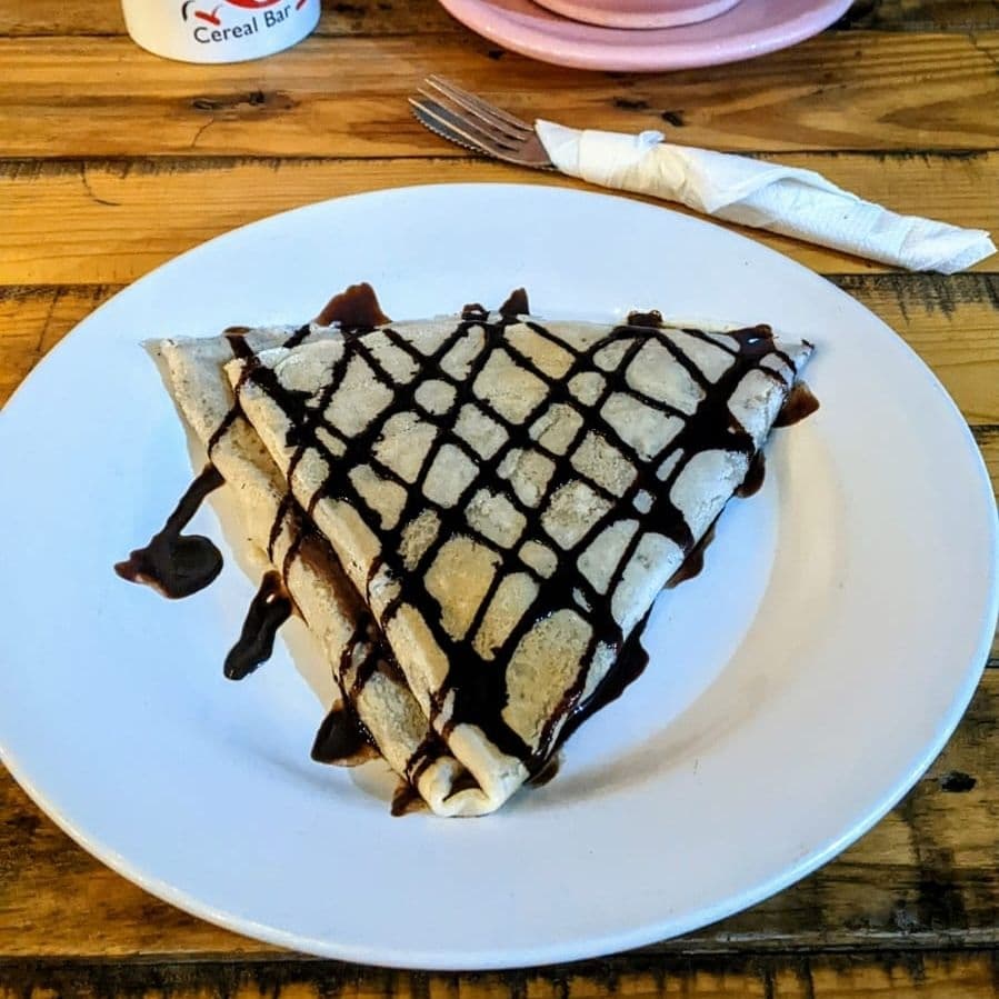 Crepa Sencilla con Nutella o Crema de Cacahuate