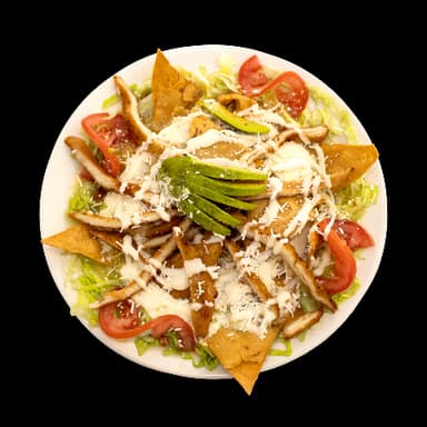 Chilaquiles / Enchiladas de Milanesa de Pollo