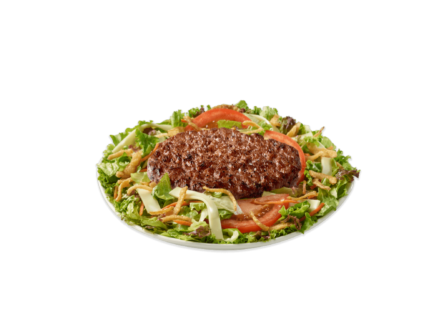 Ensalada con torta de Carne
