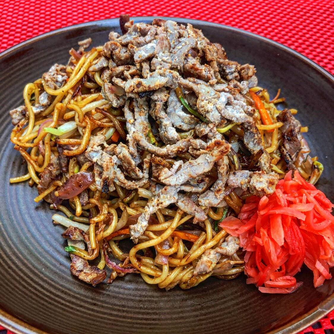 Yakisoba de Arrachera