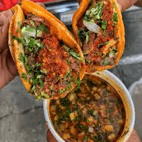 4 Tacos Dorados + 1 Consomé Chico