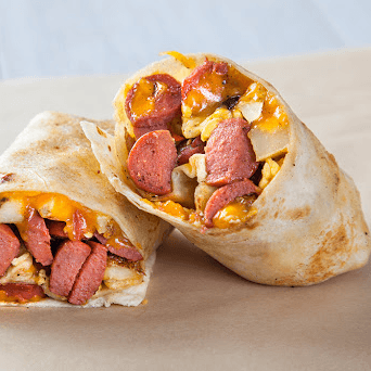 Burrito de Huevo con Salchicha