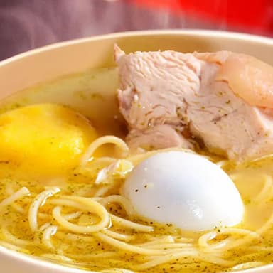 Caldo de gallina con presa pequeña