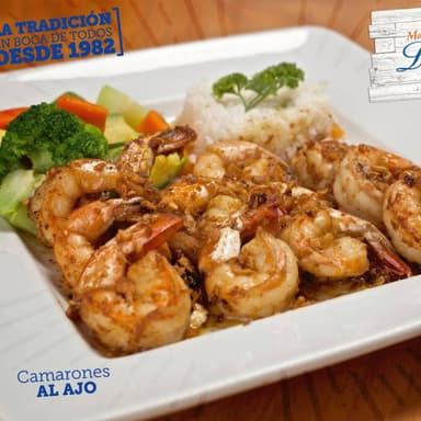 Camarones al mojo de ajo