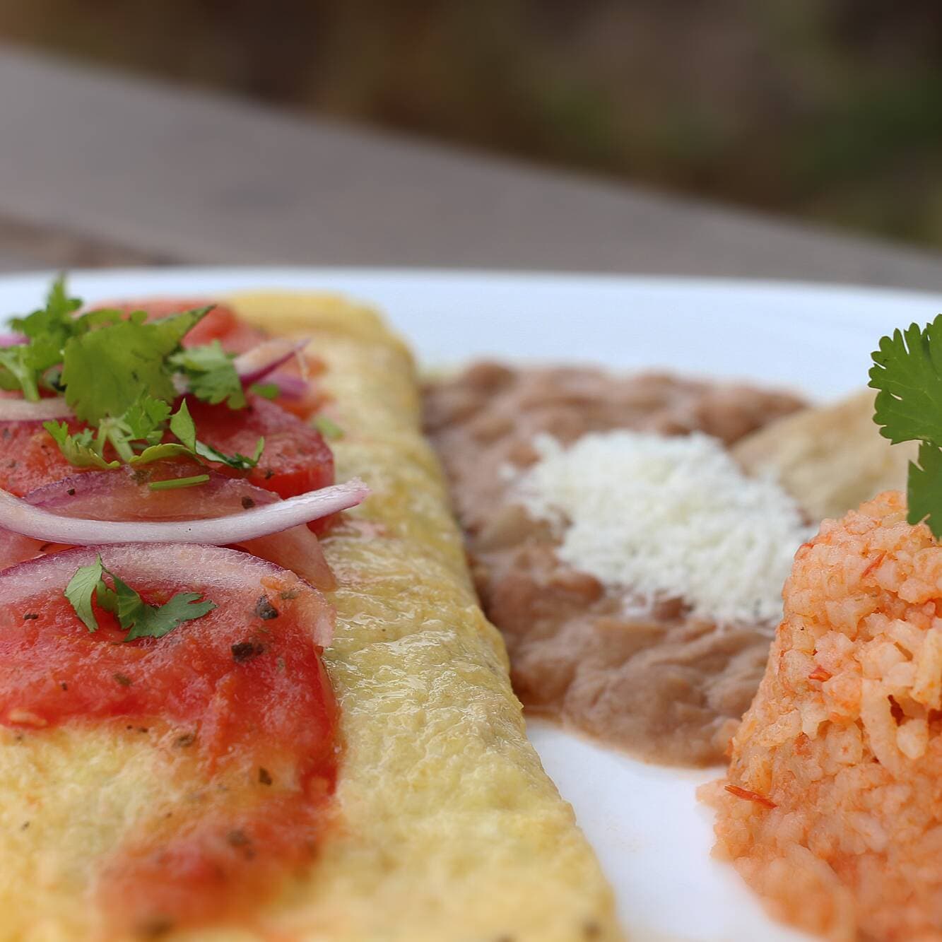 Omelette de Jamón y Queso Oaxaca