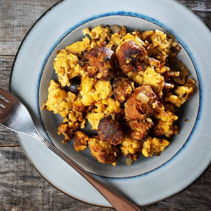 Huevos con Chorizo