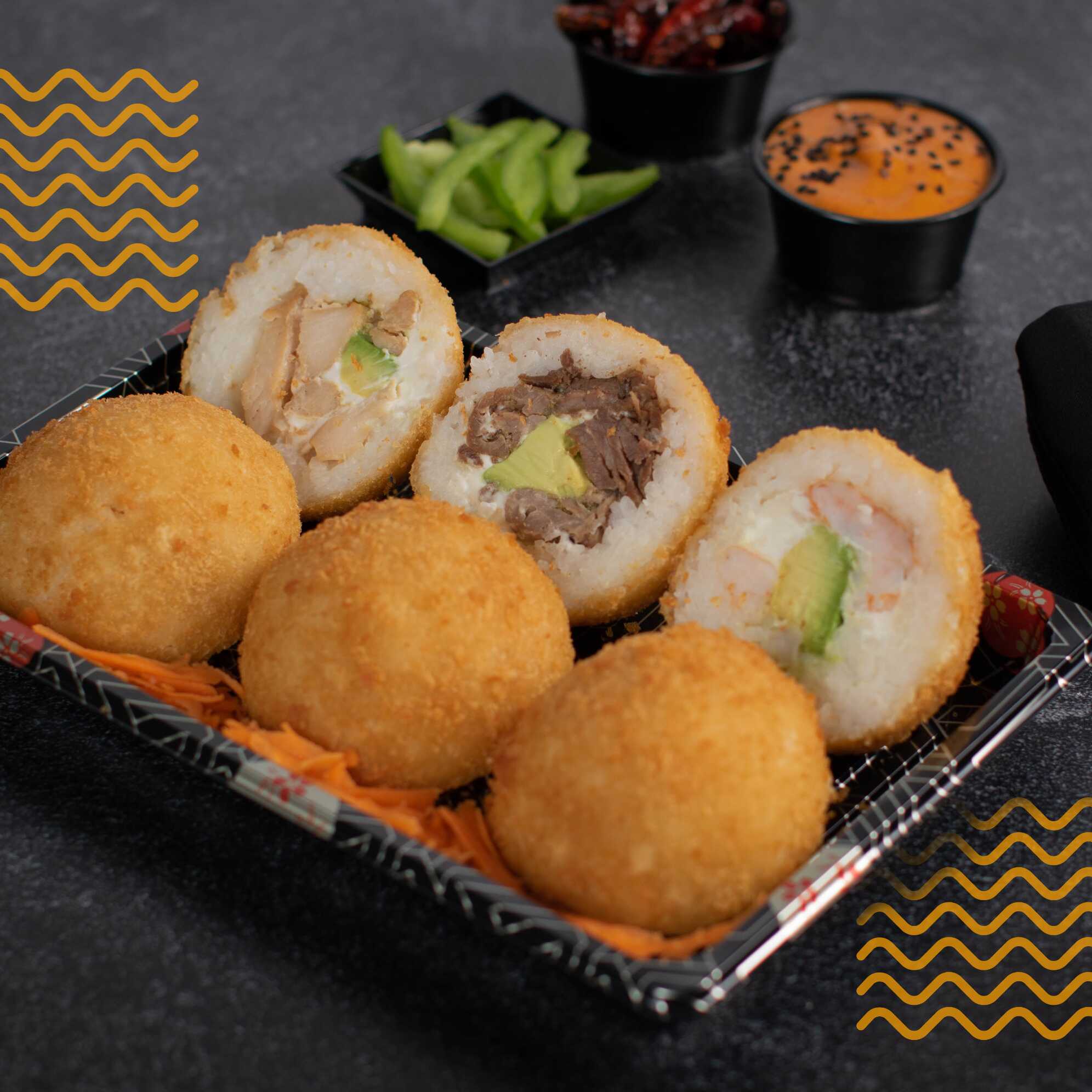 Sushibolas 2 pzas