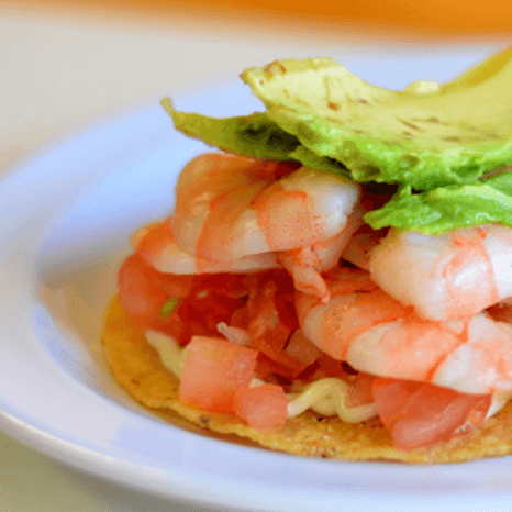 Tostada de Camarón