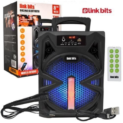 Bocina Bt Usb Fm Con Microfono 8' Rfr046