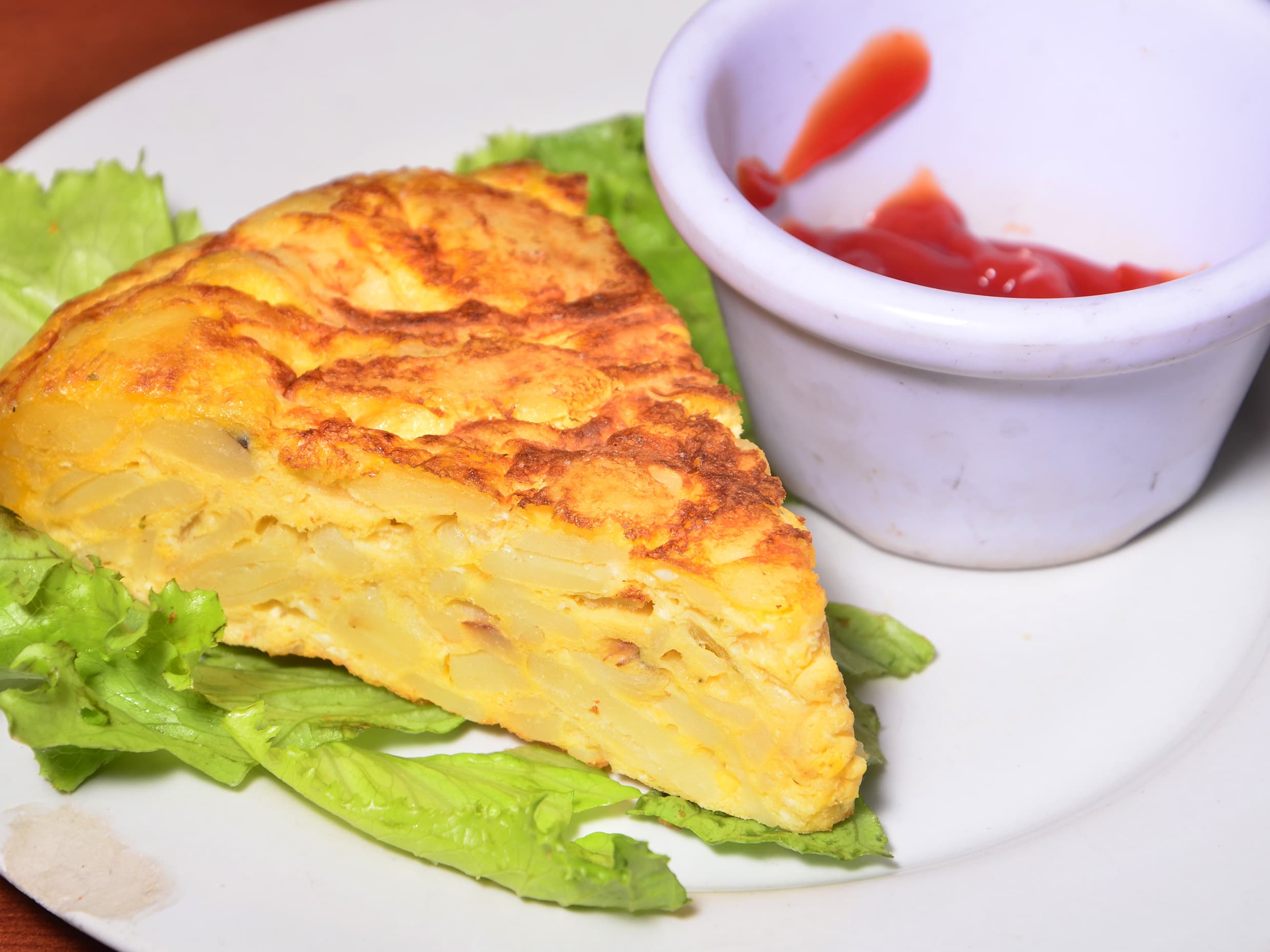 Tortilla Española Rebanada
