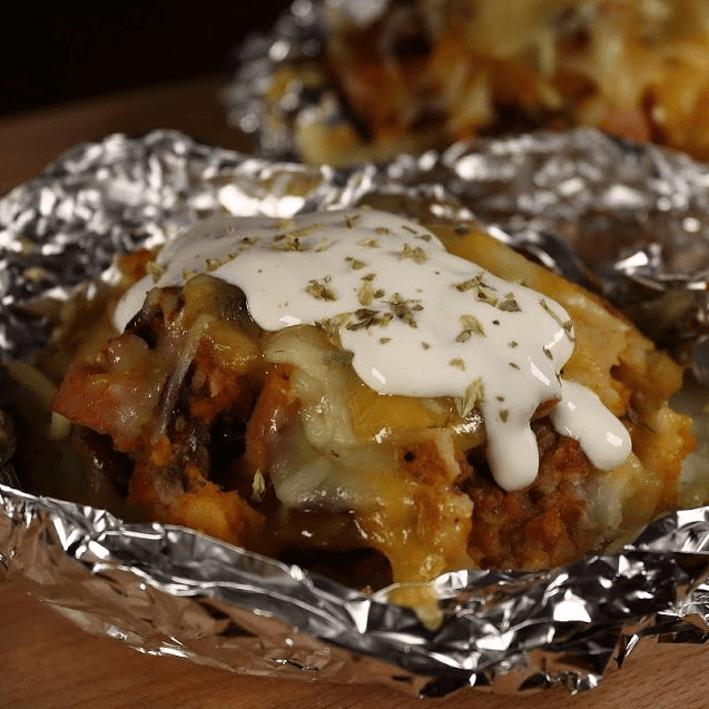 Papa Pastor  + papas Fritas