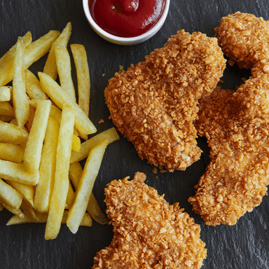 Pollo empanizado