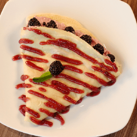 Crepa Zarzamora-Queso