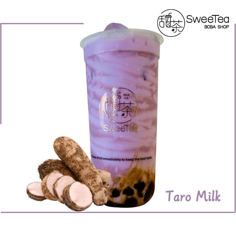 Taro Milk Tea (no incluye boba)