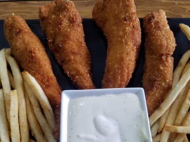 Tiras de Pollo con Papas