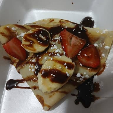 Crepa con Plátano y Fresa