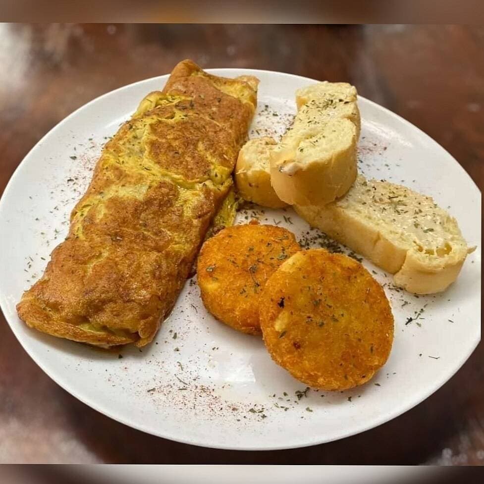 Omelette Jamón y Queso