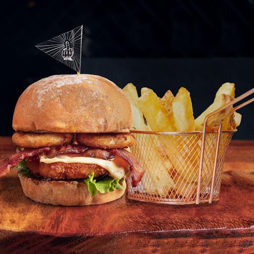 Hamburguesa de Pollo en Combo