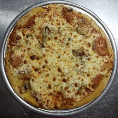 Pizza Pollo Champiñon 20cm 4 Porciones