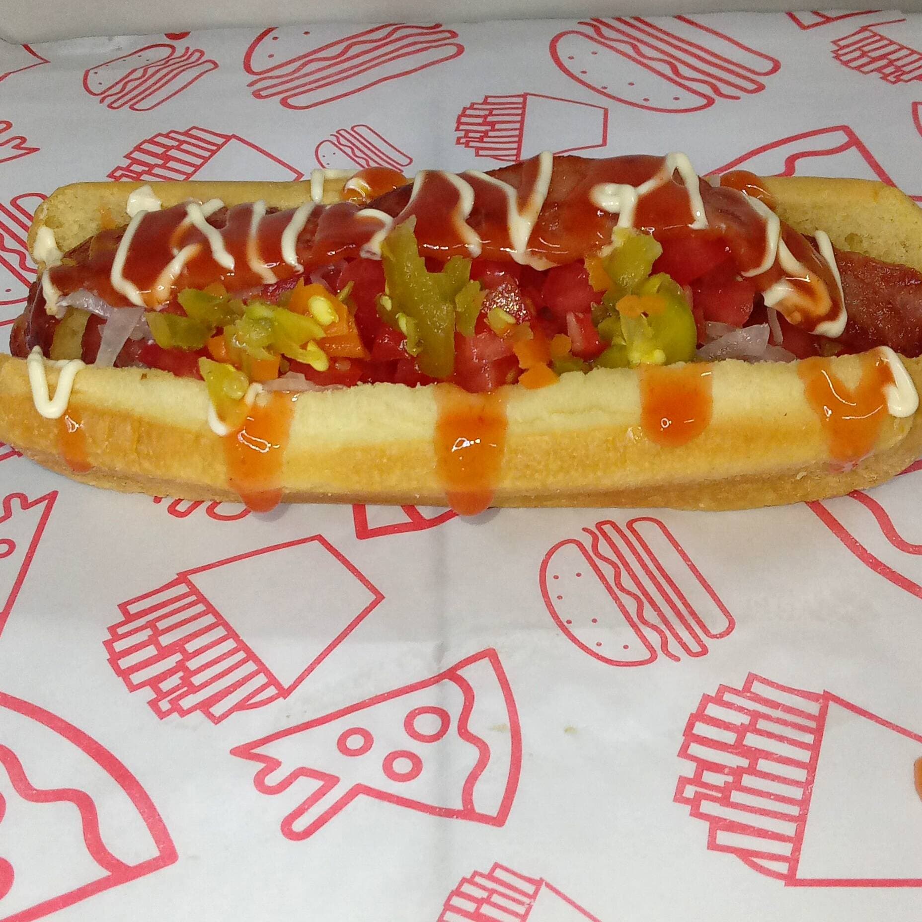 Combo - Hot Dog con Queso + Papas