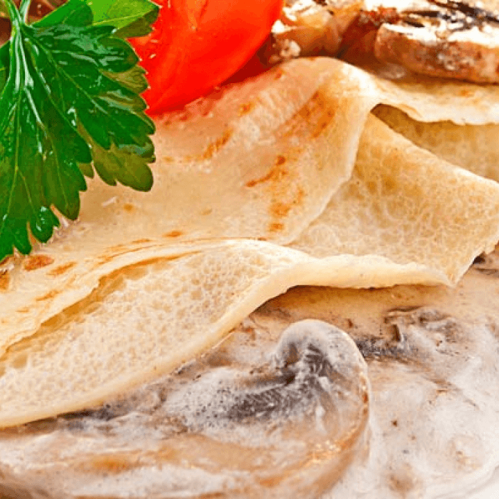Crepas de Champiñones 3 pzas.