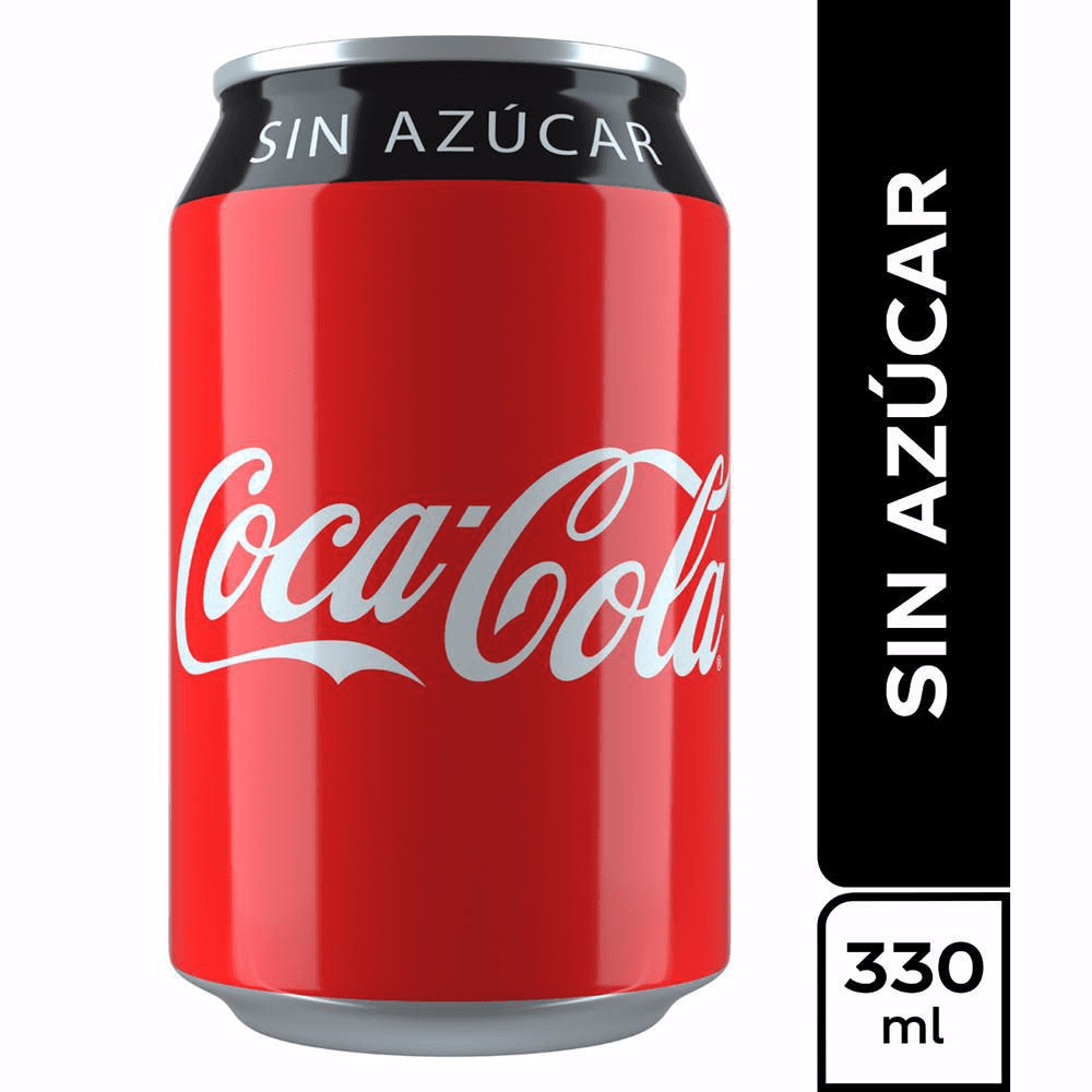 Coca Cola Zero en Lata 330 ml