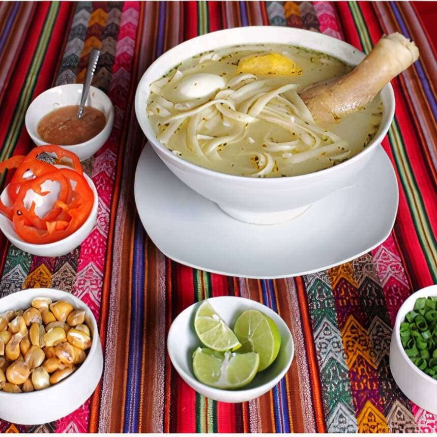 Caldo de Gallina con Presa