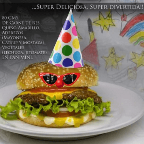 Hamburguesa Mini Con Papas