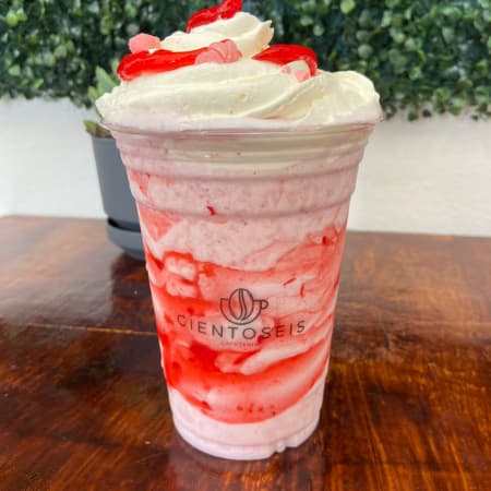Malteada de Fresa 12 Oz