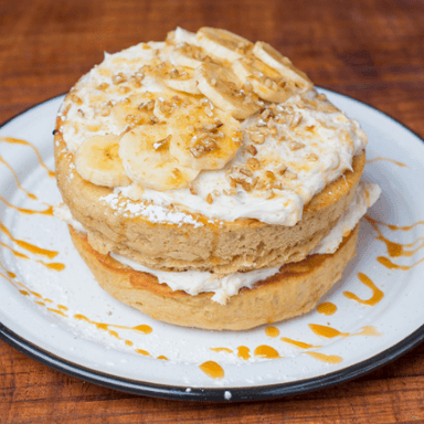 Banana Pecan Pancakes