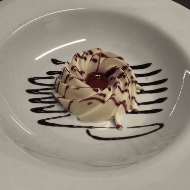 Gelatina de queso con blueberry