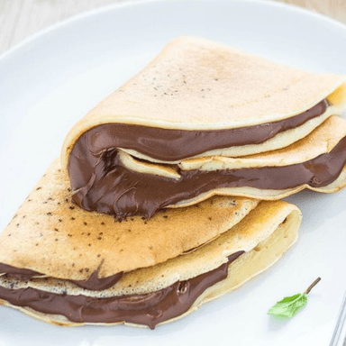 Crepa de Queso Philadelphia y Nutella.
