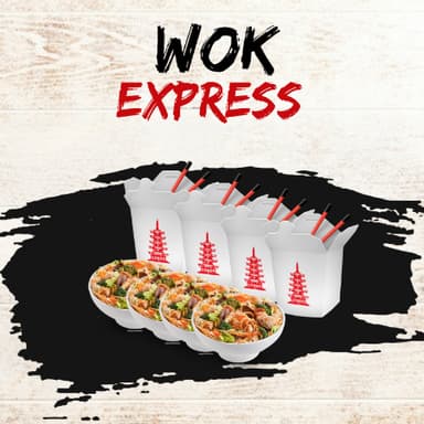 Wok #4 - 4 Ordenes + 4 1/4 de Sopas Chinas