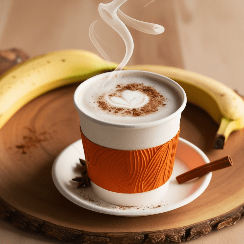 Chai Latte de Plátano (12 oz)