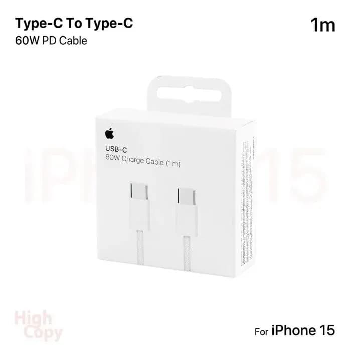 Cable Iphone 15 Carga Rapida 60w 1