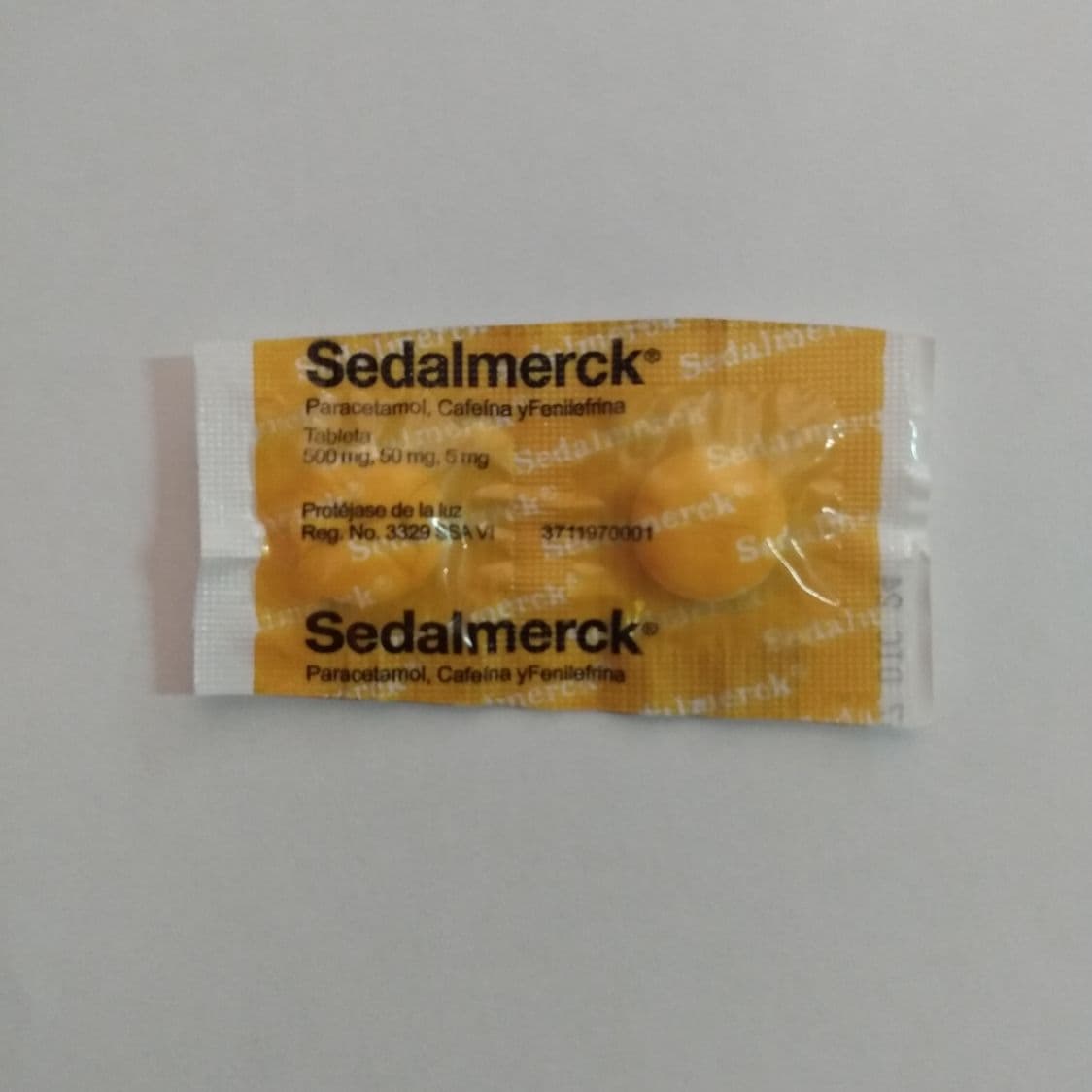 Sedalmerck 2 tabletas