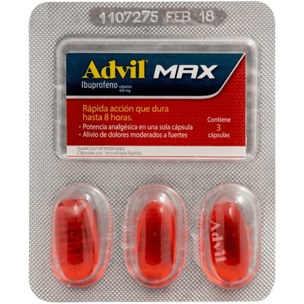 ADVIL MAX 3 CAPSULAS