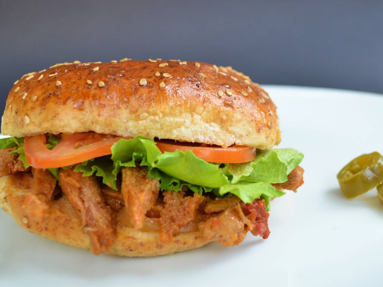 Hamburguesa de Tinga