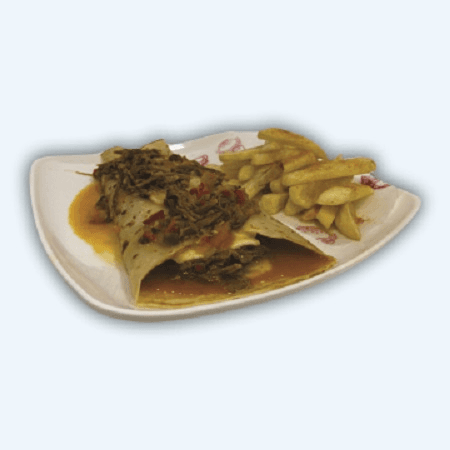 Crepe de Carne Desmechada
