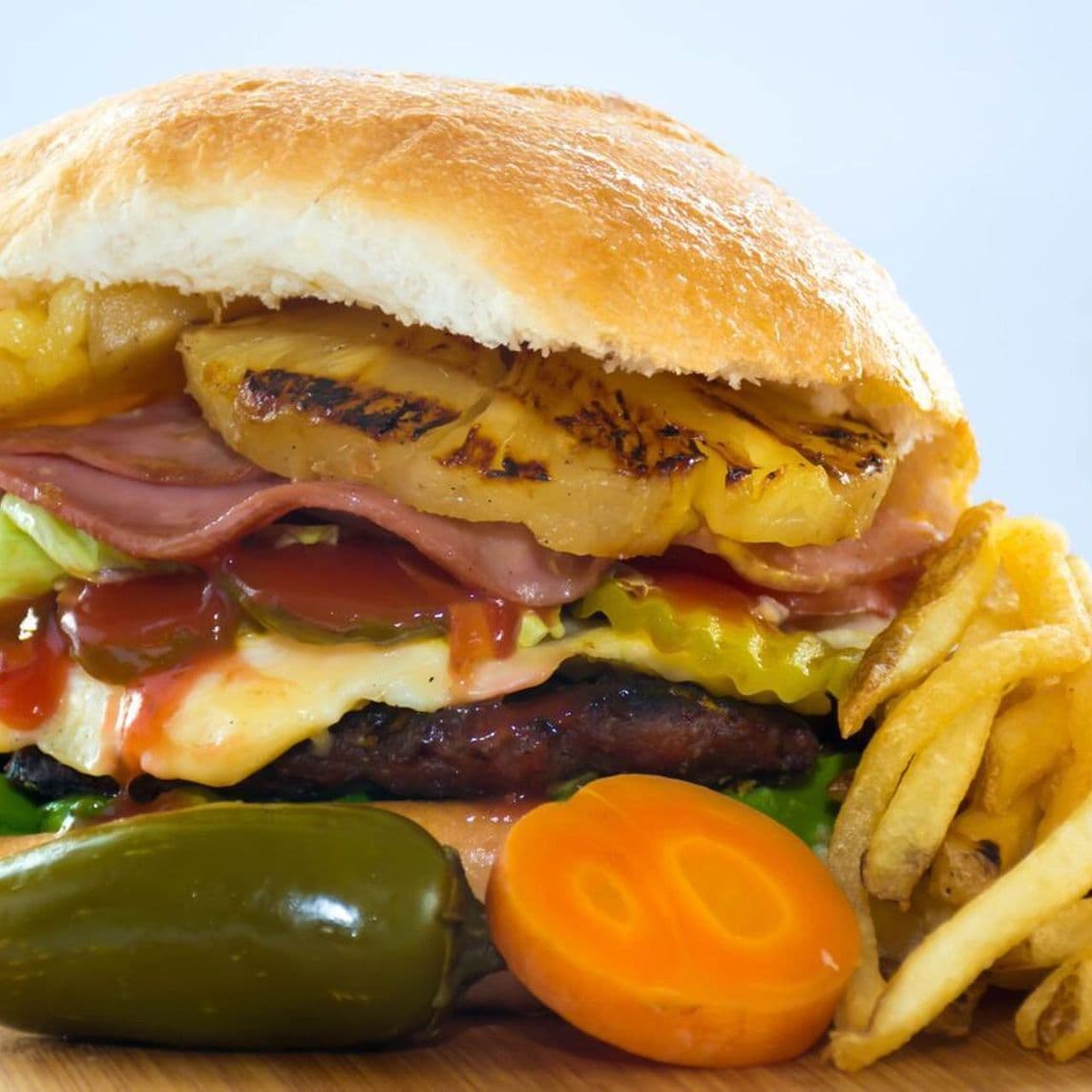 Hamburguesa Hawaiana